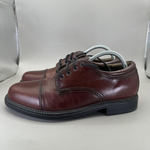 Dockers Cap Toe Derby Shoes Mens Size 9M Brown Leather Dress Comfort 090-2219 main image 5